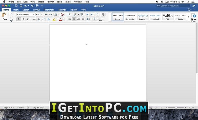 ms office for mac download free